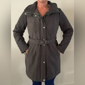 Michael Michael Kors Quilted Sleeve Coat